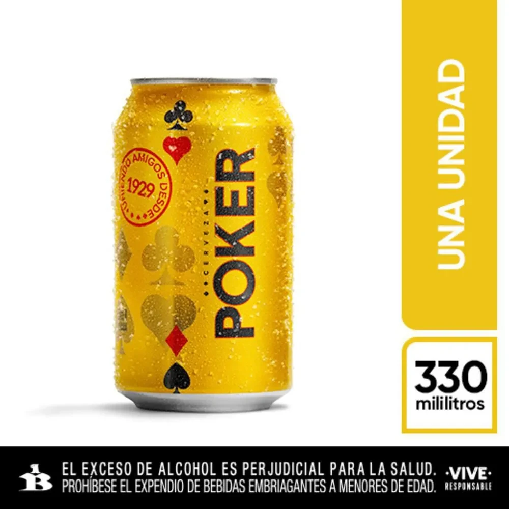 Cerveza Poker en Lata